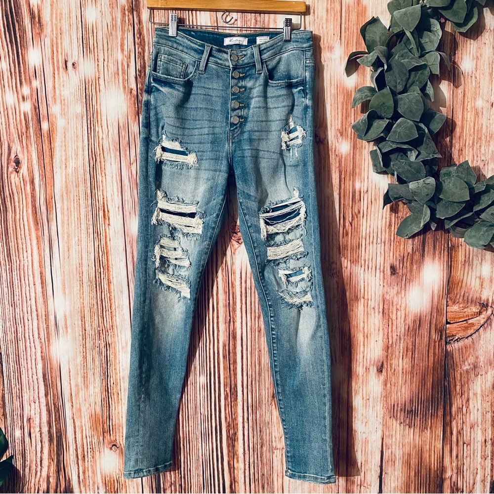 KanCan ankle skinny jeans